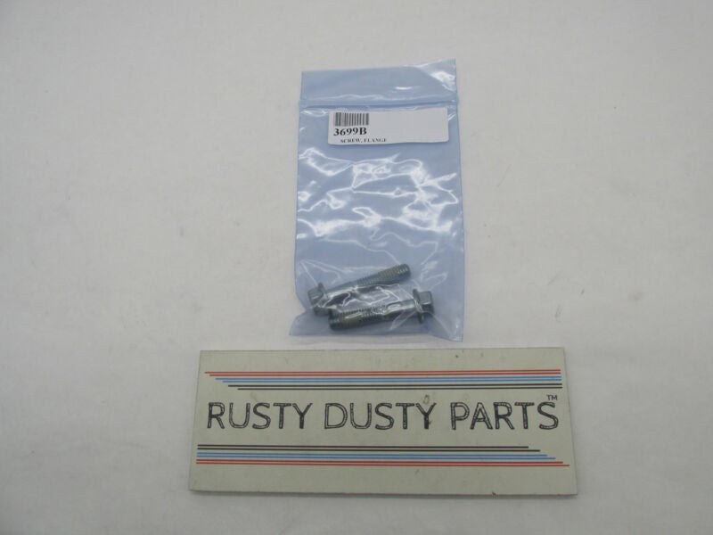 Lot of 2 Harley Davidson Genuine NOS Grade 8 Flange Screws Bolts 3699B