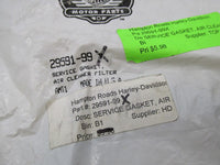 Harley Davidson Genuine NOS Air Cleaner Filter Service Gasket 29591-99