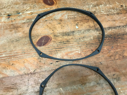 Lot of Harley Davidson Speaker Bezels Trim Touring Road King Oval roun