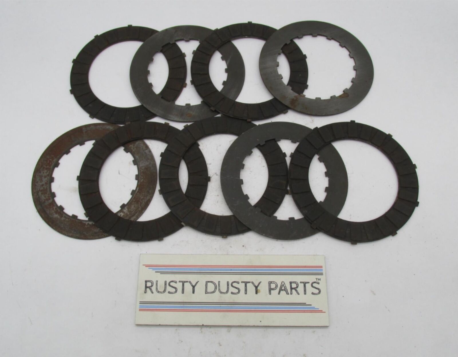 Lot of 9 Mixed BSA Norton Triumph Transmission Clutch Plates