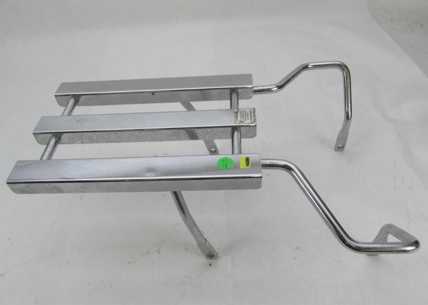 Harley ‘00+ Softail FLSTC Chrome 3 Channel Luggage Rack w/ Grab Rail 53941-03