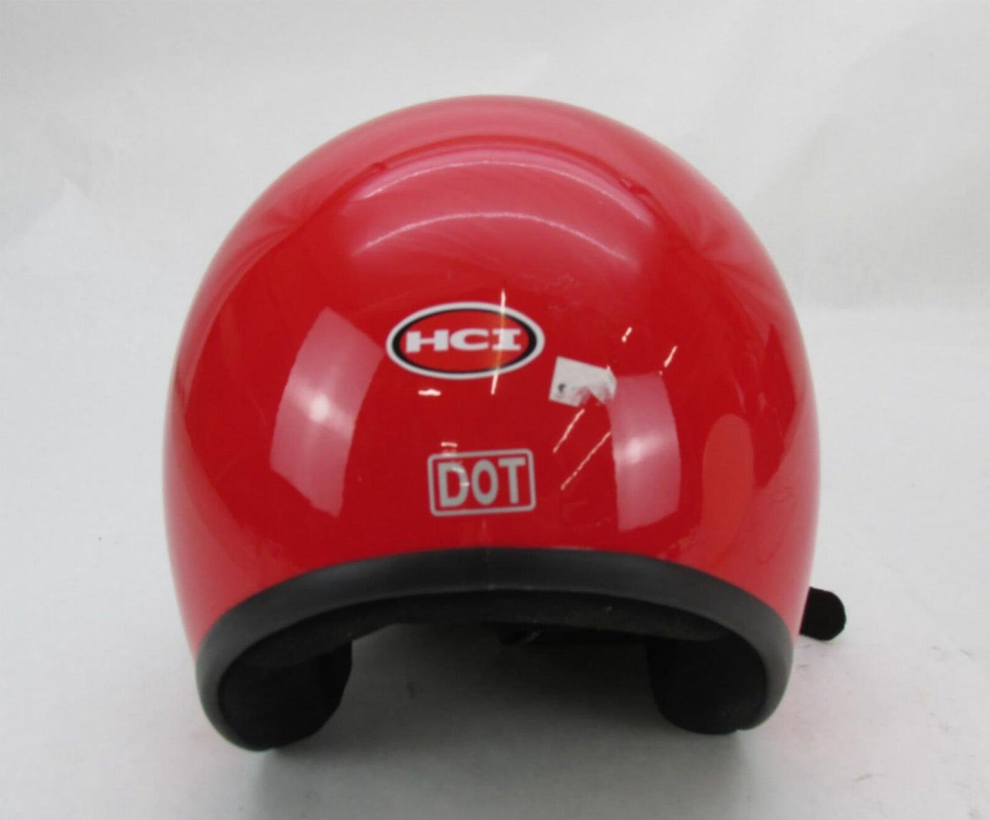 HCI Red Medium M Motorcycle Open Face Half Helmet