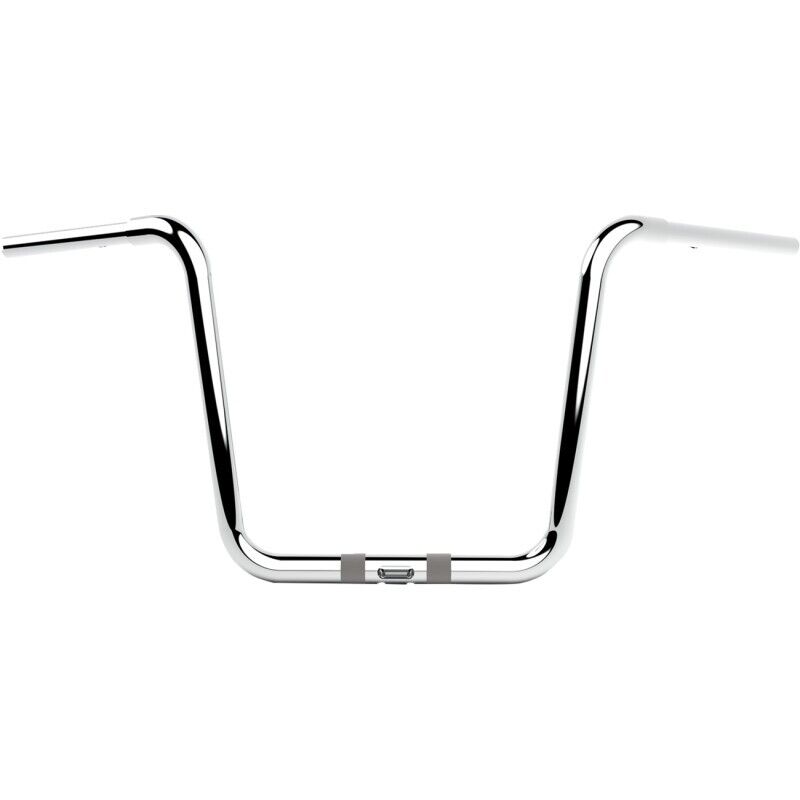 LA Choppers 1-1/4 in. Twin Round Handlebars Chrome LA-7324-14C