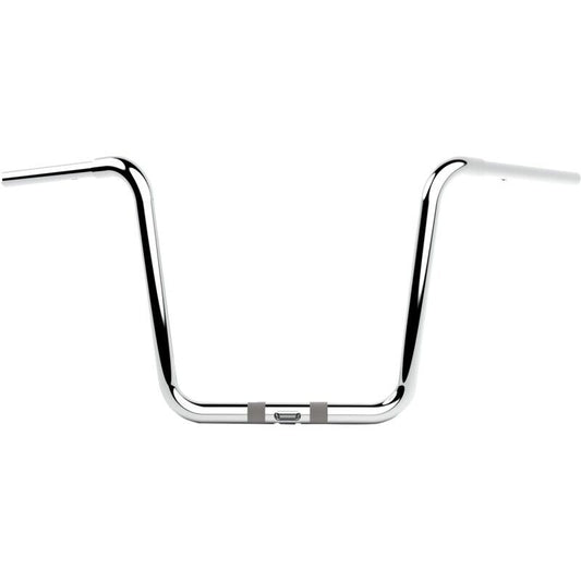 LA Choppers 1-1/4 in. Twin Round Handlebars Chrome LA-7324-14C