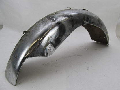 Vintage Patina Motorcycle Chrome 6" Wide Rear Fender Honda Triumph Harley
