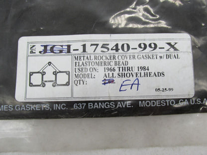 Lot of 2 Harley Davidson James Metal Rocker Cover Gaskets JGI 17540-99