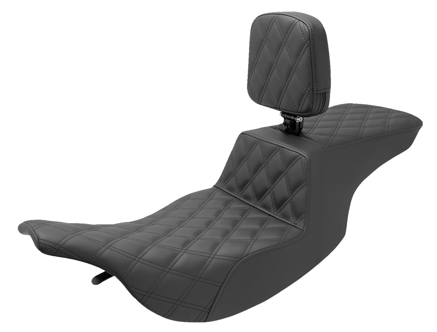 Saddlemen Tour Step Up Seat - Rider Backrest 897-07-195BR