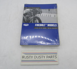 Buell NOS Sealed Official Factory 2004 Firebolt Service Manual 99493-04Y