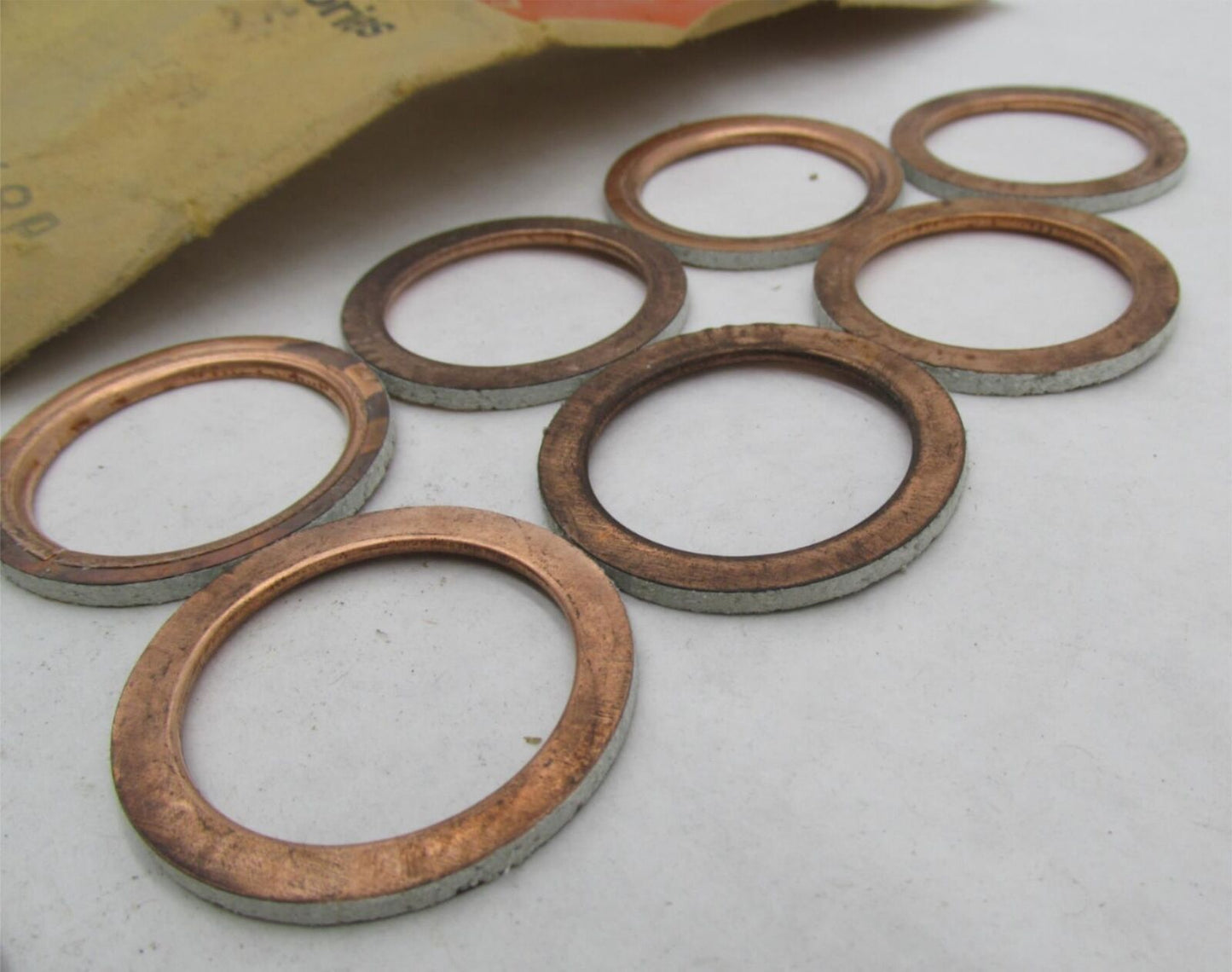 Lot of 7 Harley Davidson Genuine NOS Aermacchi Rapido Exhaust Gaskets 65833-68P