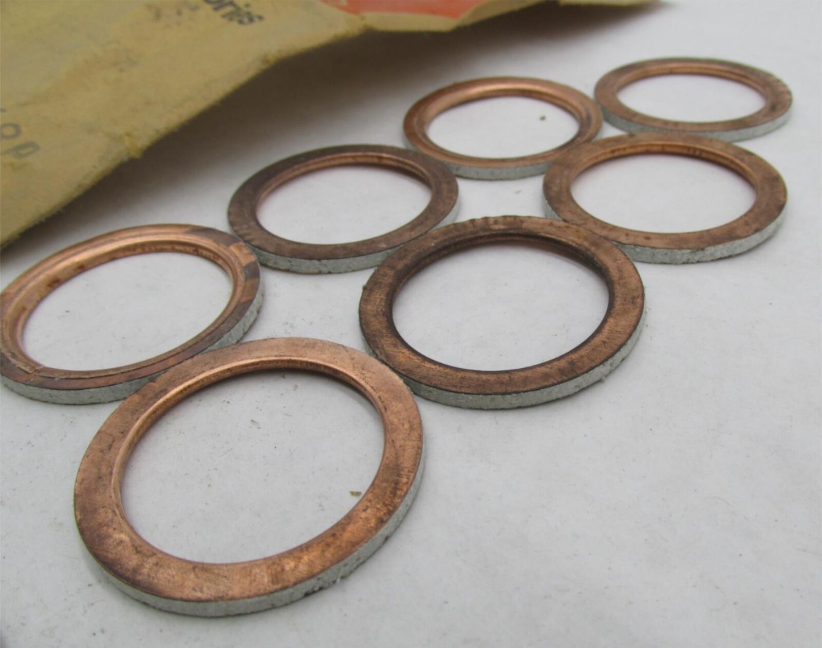 Lot of 7 Harley Davidson Genuine NOS Aermacchi Rapido Exhaust Gaskets 65833-68P