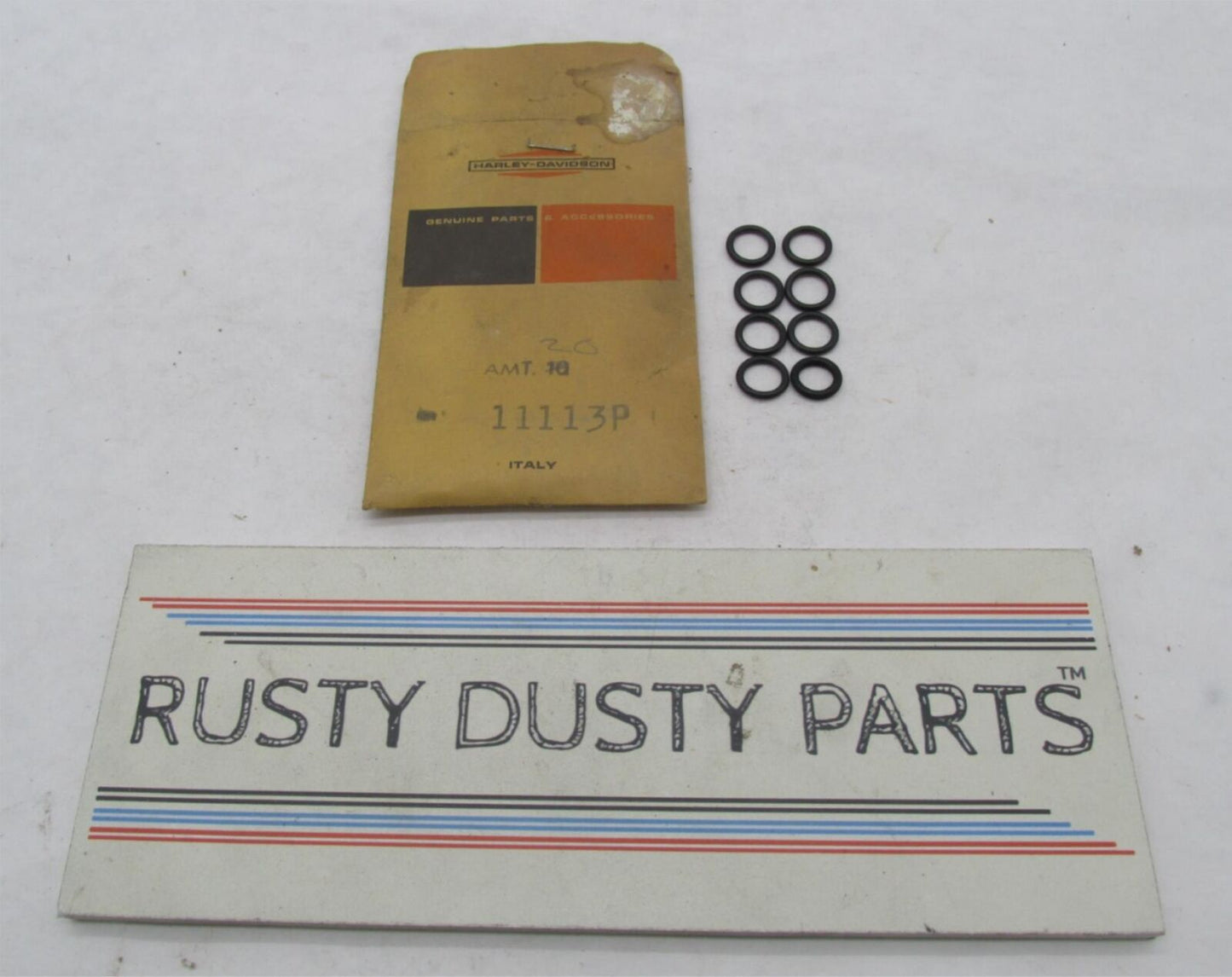 Lot of 9 Harley-Davidson Genuine NOS Aermacchi O-Rings 11113P