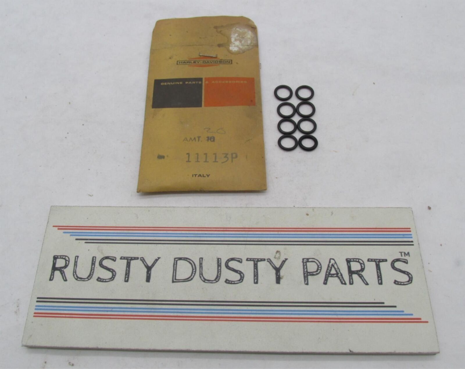 Lot of 9 Harley-Davidson Genuine NOS Aermacchi O-Rings 11113P