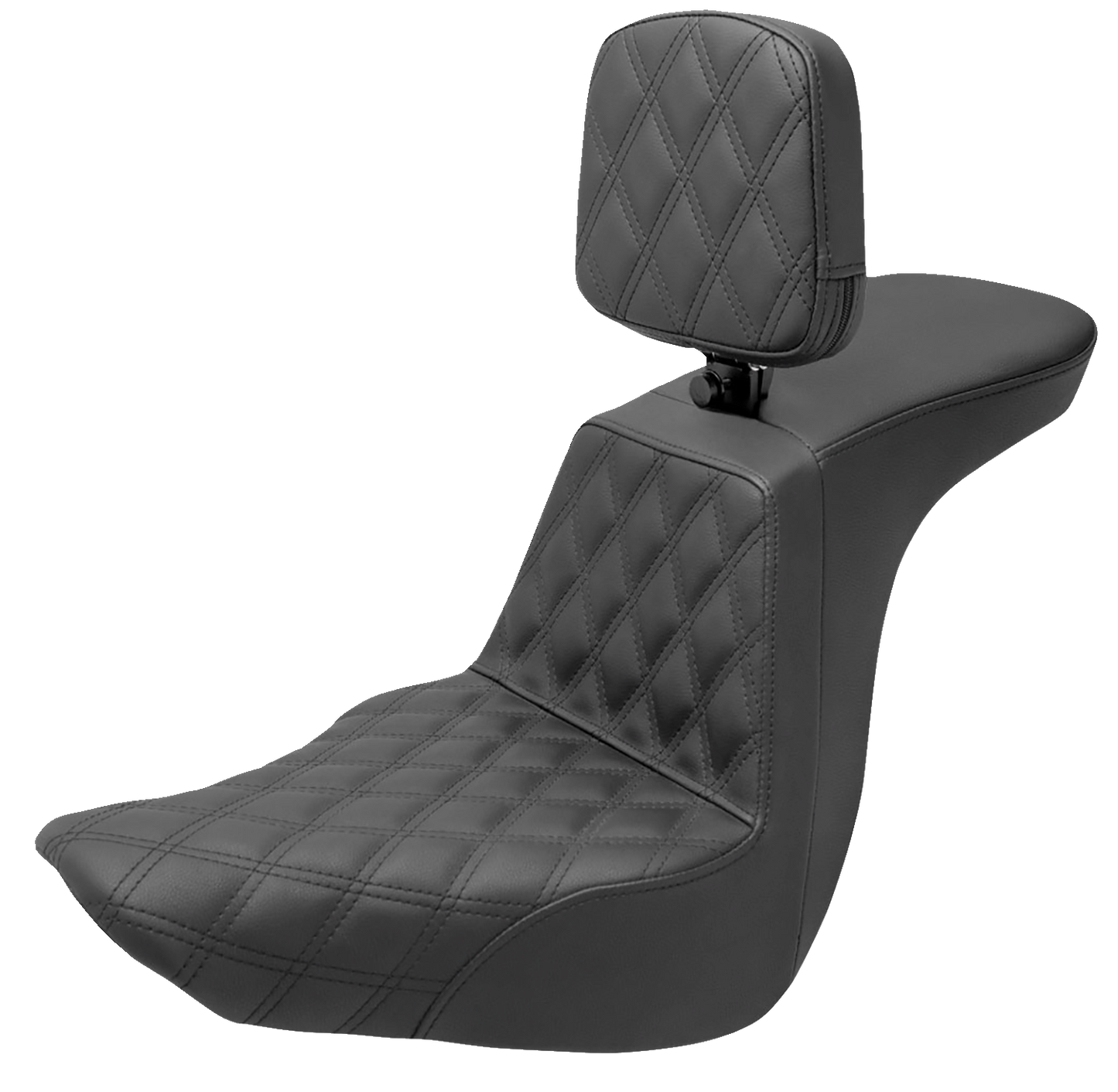 Saddlemen Tour Step Up Seat - Rider Backrest 818-29-192BR