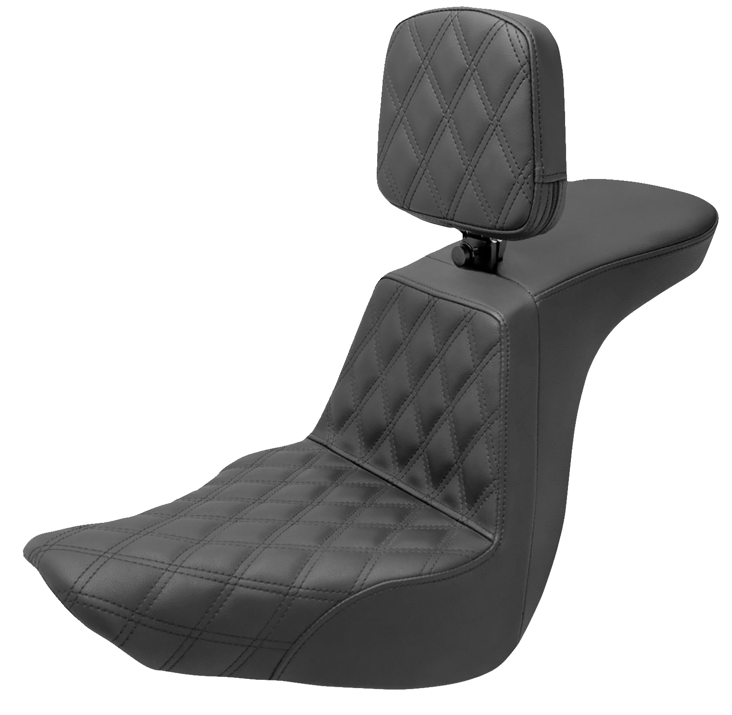 Saddlemen Tour Step Up Seat - Rider Backrest 818-29-192BR