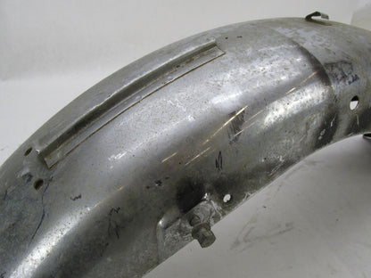 Vintage Patina Motorcycle Chrome 6" Wide Rear Fender Honda Triumph Harley