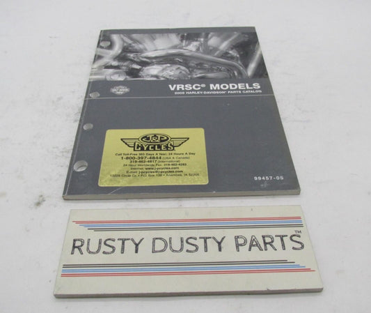 Harley-Davidson Official Factory 2005 VRSC V-Rod Models Parts Catalog 99457-05
