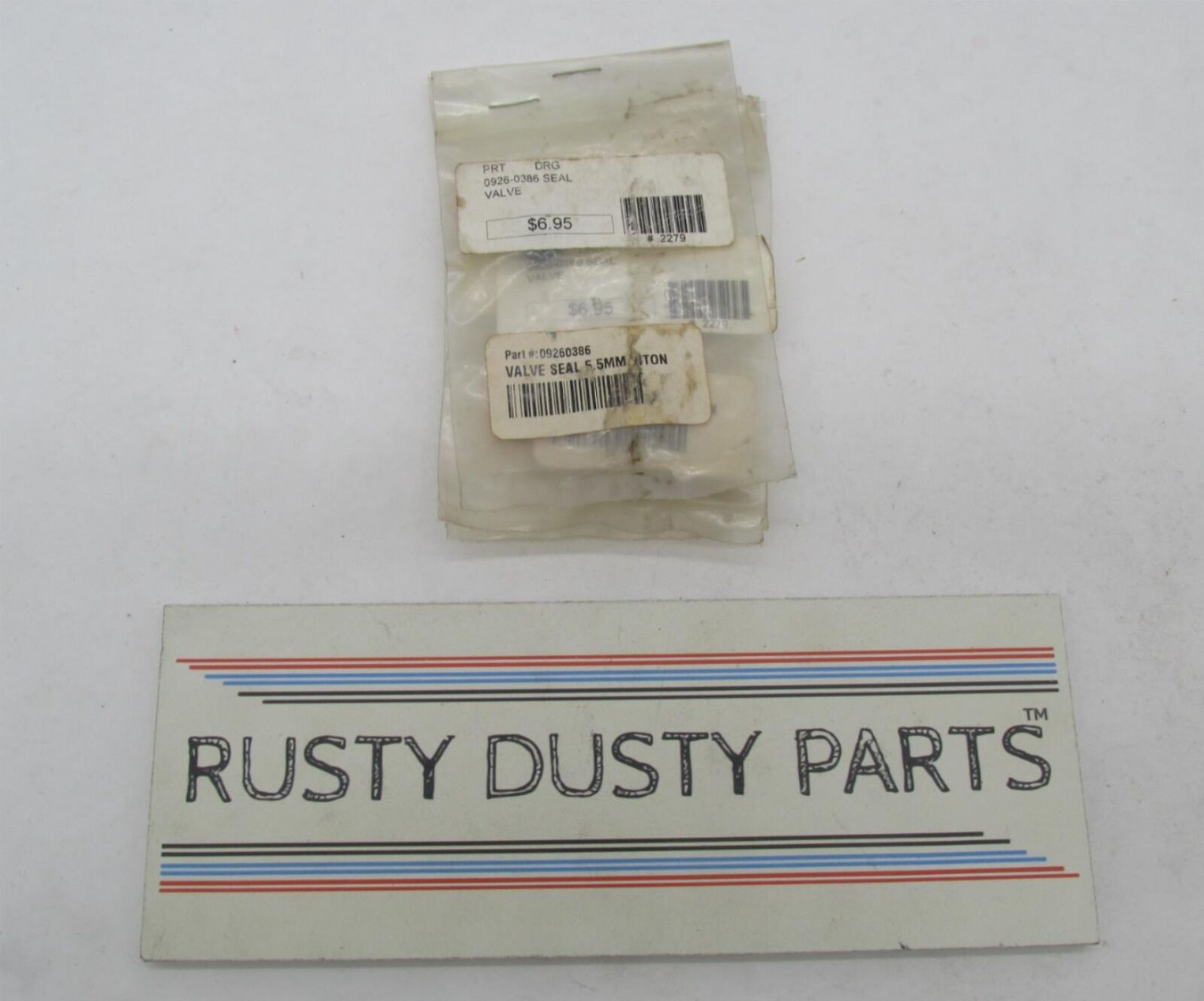 Lot of 3 Harley Davidson 5.5MM Viton Valve Seals  0926-0386