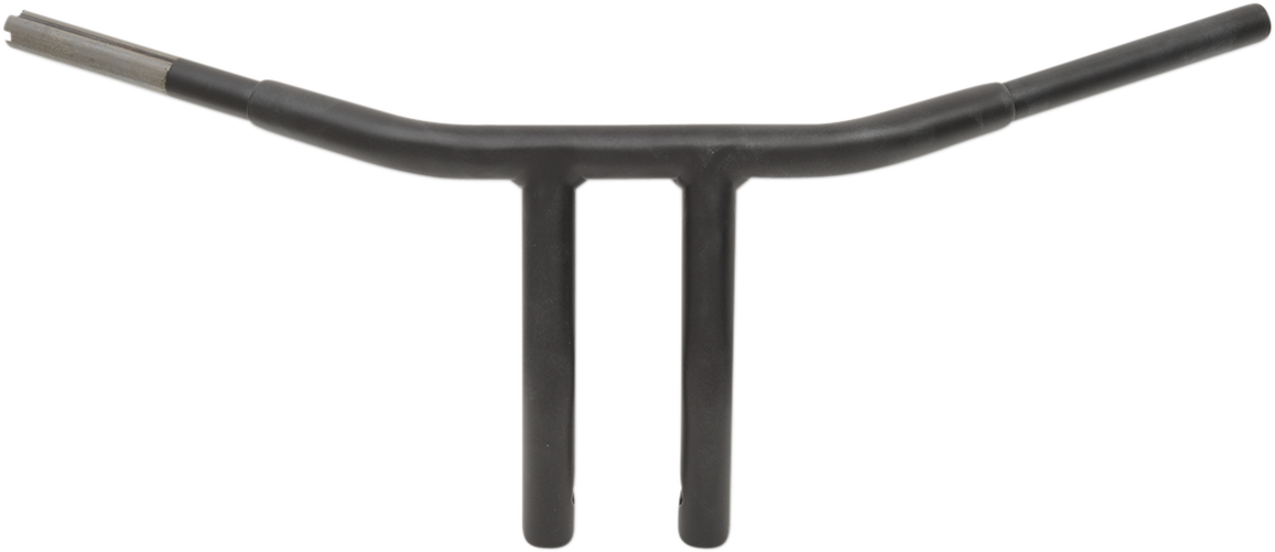 Drag Specialties 1-1/4" Buffalo Bars Flat Black 8" T-Bar 0601-4276