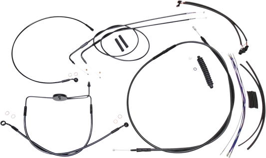 Magnum XR Stainless DOT Handlebar Installation Kits 12" - 14" 486201