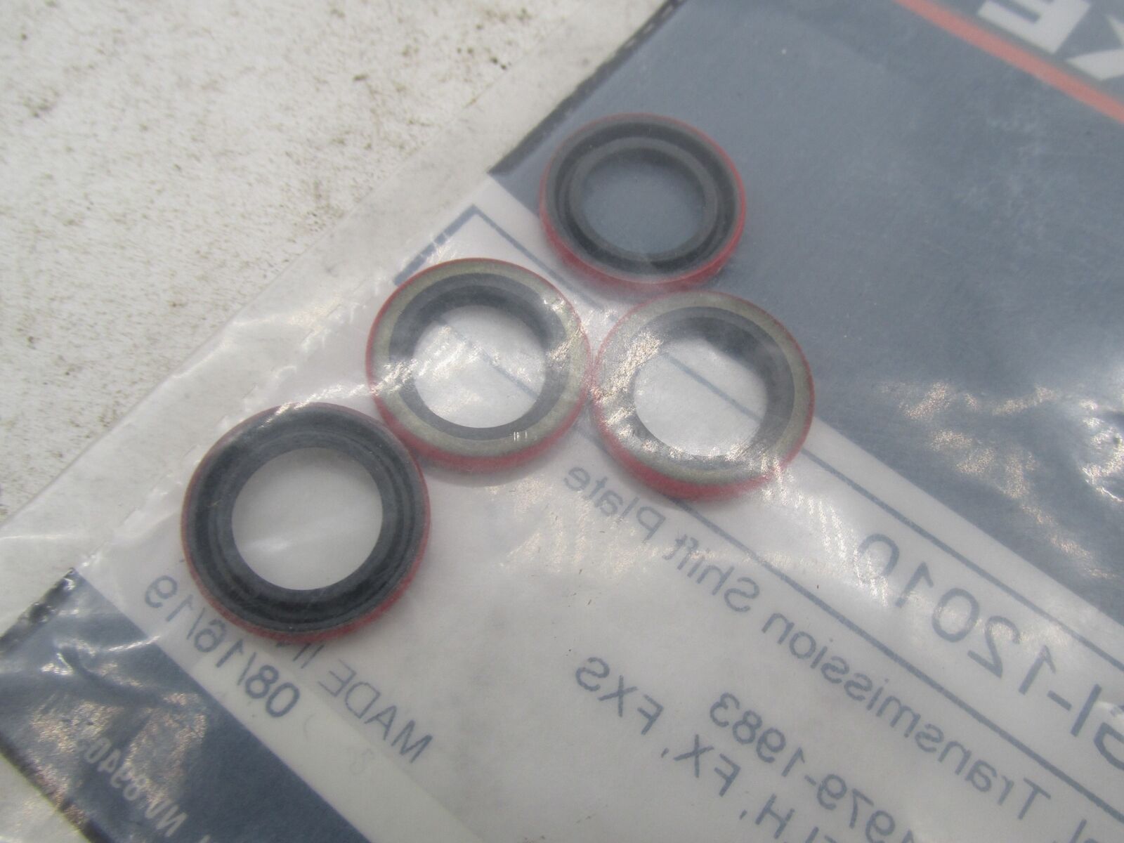 Lot of 4 Harley Davidson James Gasket Genuine Shift Shaft Cover Seals JGI-12010