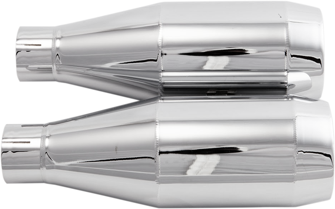 TRASK Slip-On Mufflers Chrome TM-3042CH