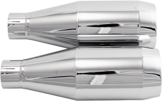 TRASK Slip-On Mufflers Chrome TM-3042CH