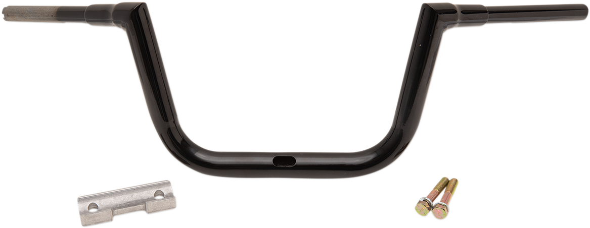 LA Choppers 1 1/2" Grande Twin Peaks Handlebars Black 10" End rise LA-7313-61B