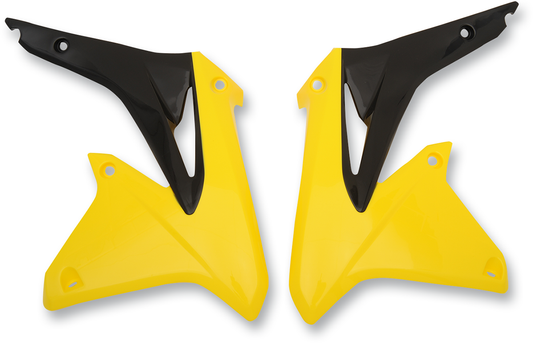 Cycra Powerflow Intake Radiator Shrouds Yellow 1CYC-1869-55