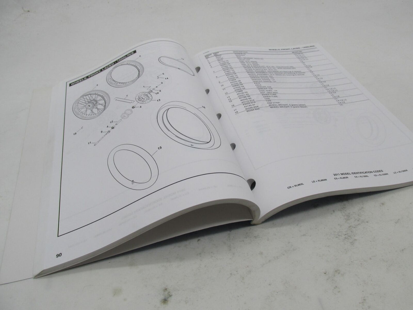 Harley-Davidson Official Factory 2012 Sportster Models Parts Catalog 99451-12