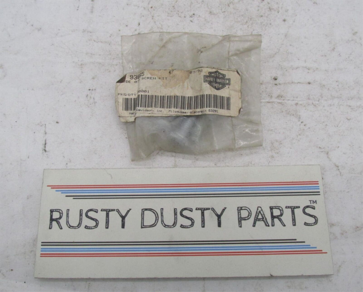Harley Davidson Genuine NOS Recall Code 079 Screw Kit 93665