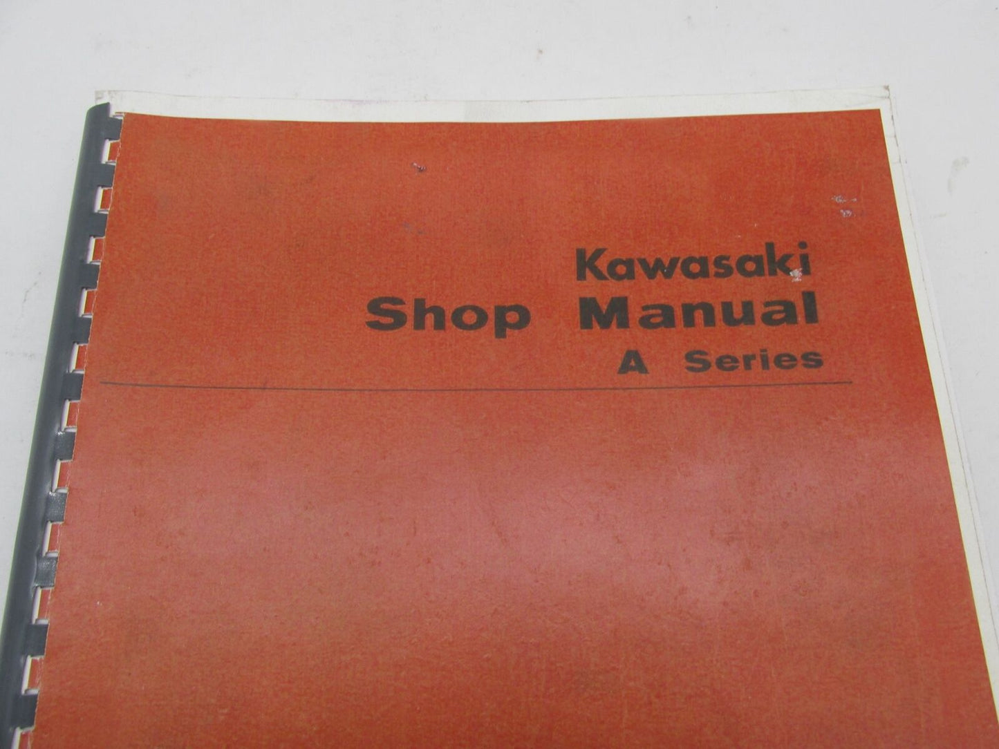 Genuine Kawasaki 1969- 1971 A1 A7 H1 Shop Repair Manual A Series Motorcycles