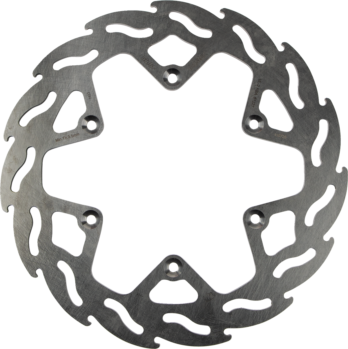 Moto-Master Flame Brake Rotors Rear 110725-PU