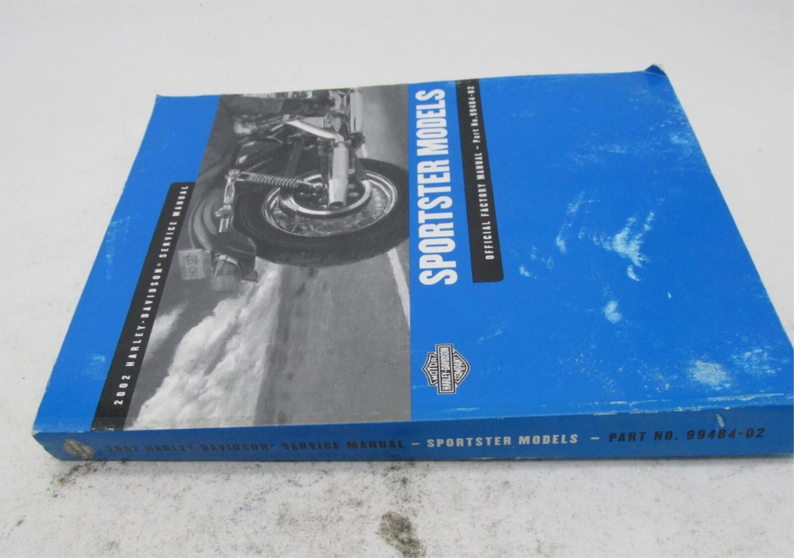 Harley-Davidson Official Factory 2002 Sportster Service Manual Book 99484-02