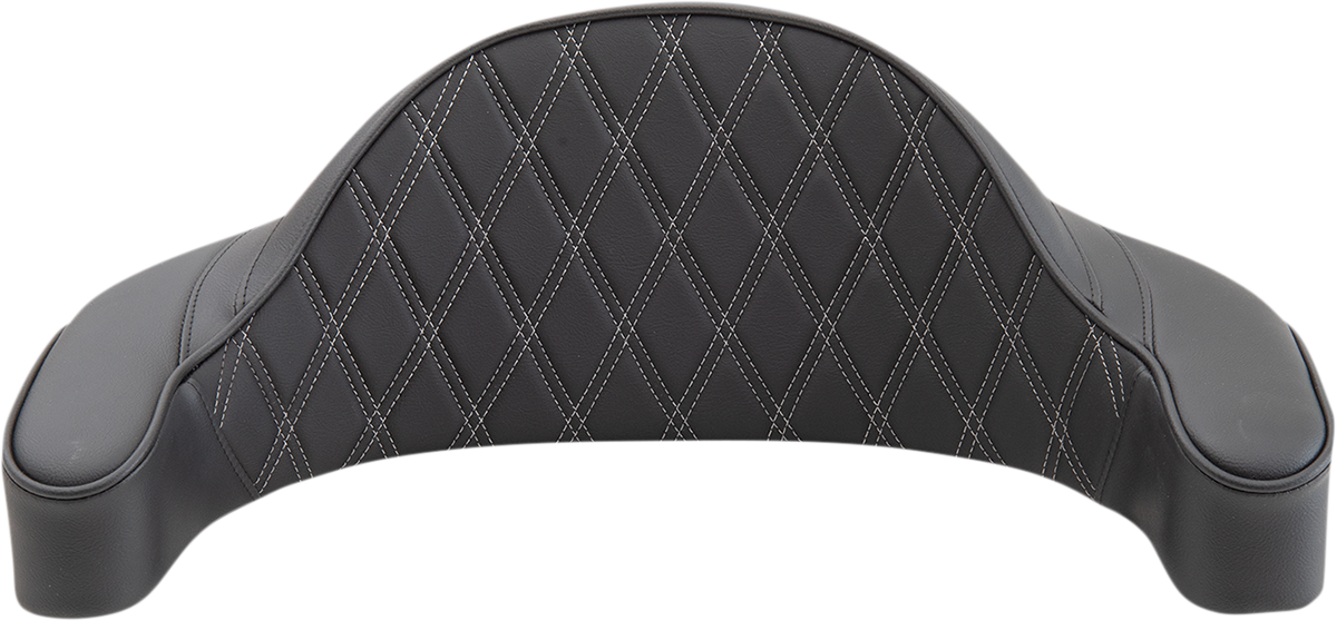 Drag Specialties King Pack Pad Silver Double Diamond 0822-0436