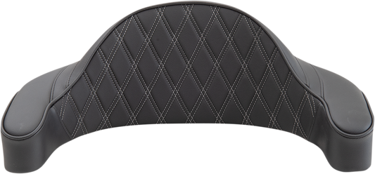 Drag Specialties King Pack Pad Silver Double Diamond 0822-0436