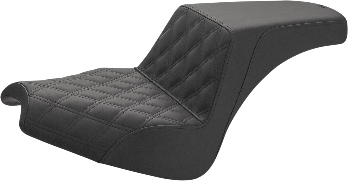 Saddlemen Step Up Seat Driver Lattice Stitch/Passenger Smooth Black I21-04-172