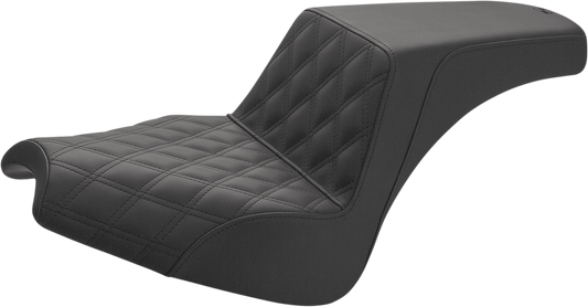 Saddlemen Step Up Seat Driver Lattice Stitch/Passenger Smooth Black I21-04-172