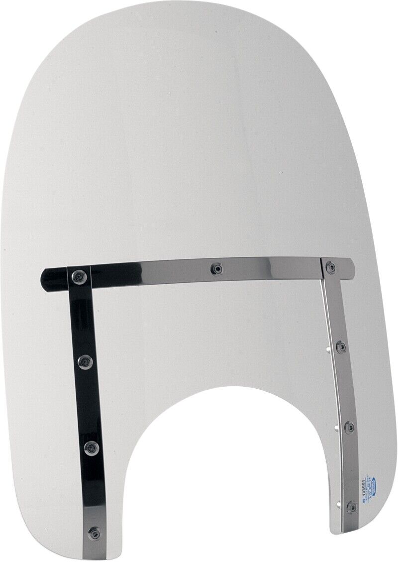 Memphis Shades 17in. Memphis Slim Windshield 9in. Cutout Clear MEM4220