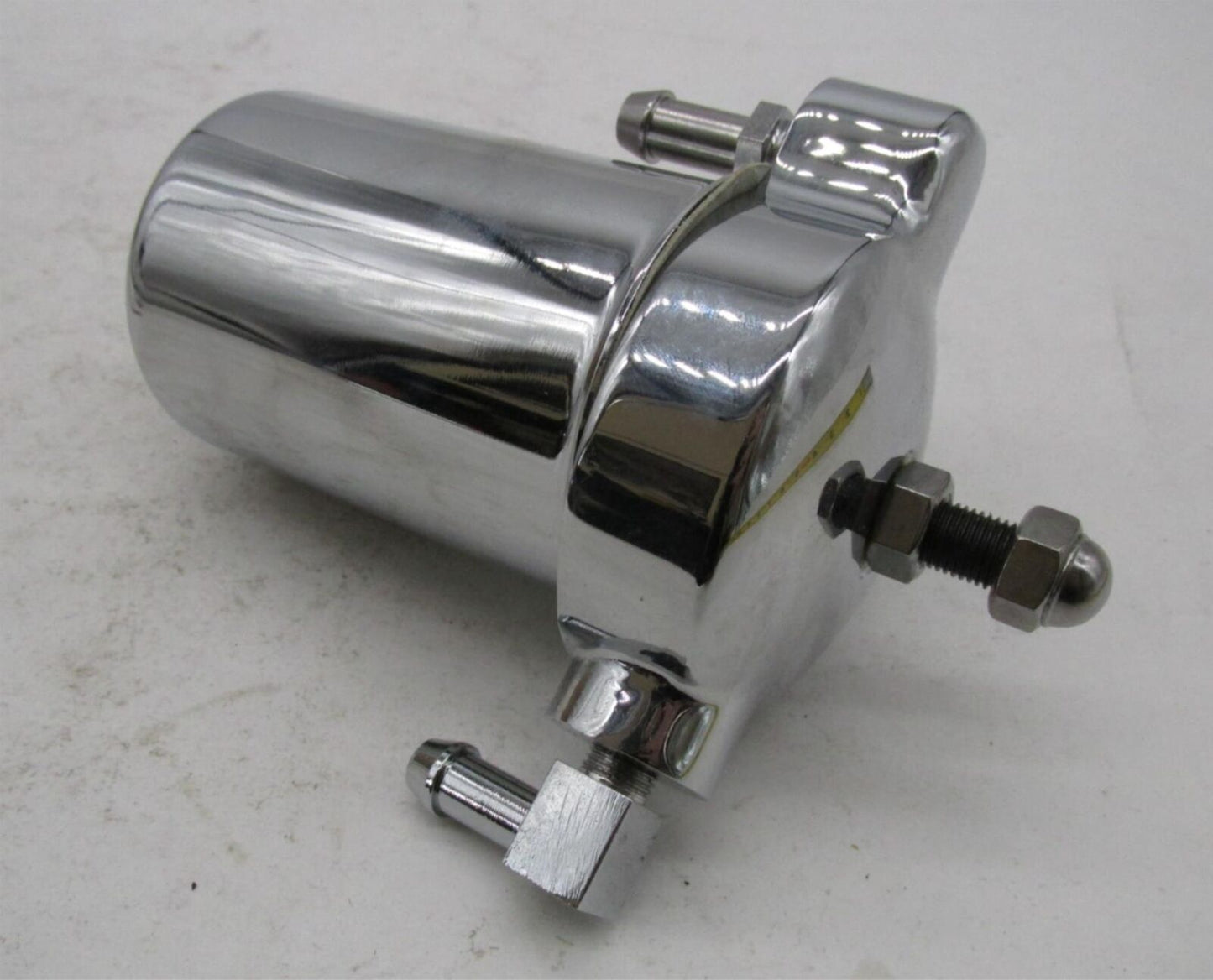 Harley Drag Specialties Polished Chrome Remote Oil Filter Housing DS275100