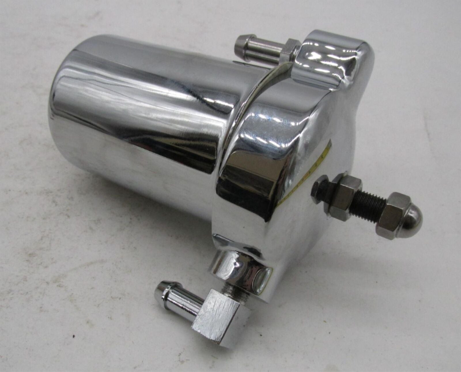 Harley Drag Specialties Polished Chrome Remote Oil Filter Housing DS275100