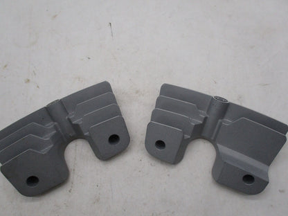 Harley Grey Finned Spark Plug Head Bolt Covers Twin Cam Bagger Softail Dyna