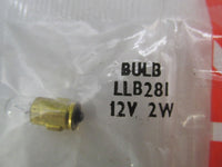 Lucas Genuine NOS 12V 2W Bulb LLB281