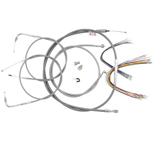 Burly Cable and Brake Line Kits 13in. Bagger Bars B30-1292
