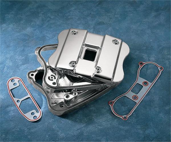 Drag Specialties Chrome Rocker Box Kit 0940-0440