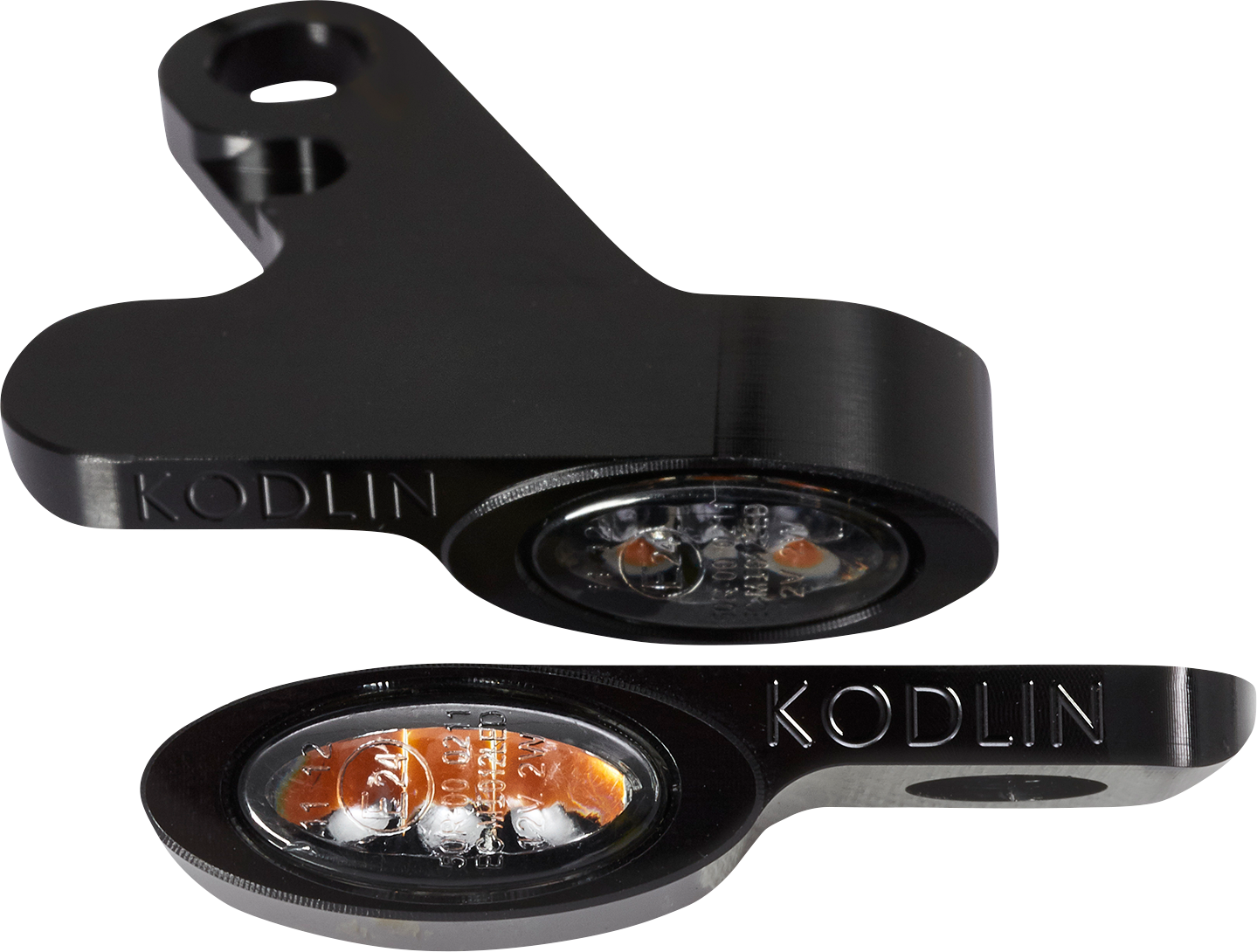 KODLIN USA Elypse LED 2-1 Front Turn Signals Black K68500