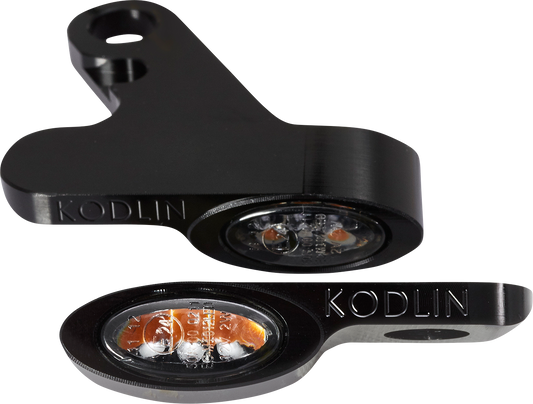 KODLIN USA Elypse LED 2-1 Front Turn Signals Black K68500