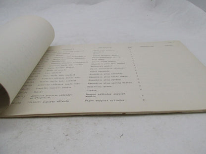 Bultaco Provisional 1970 Mk2 El Bandido Motorcycle Catalog Parts List 61.32-P066