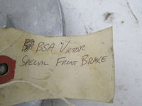 Vintage Original BSA Victor Special Front  Wheel Drum Brake Plate Cover