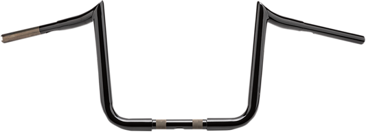 LA Choppers 1 1/4" Prime Ape Handlebars Black 16" End rise LA-7351-16B