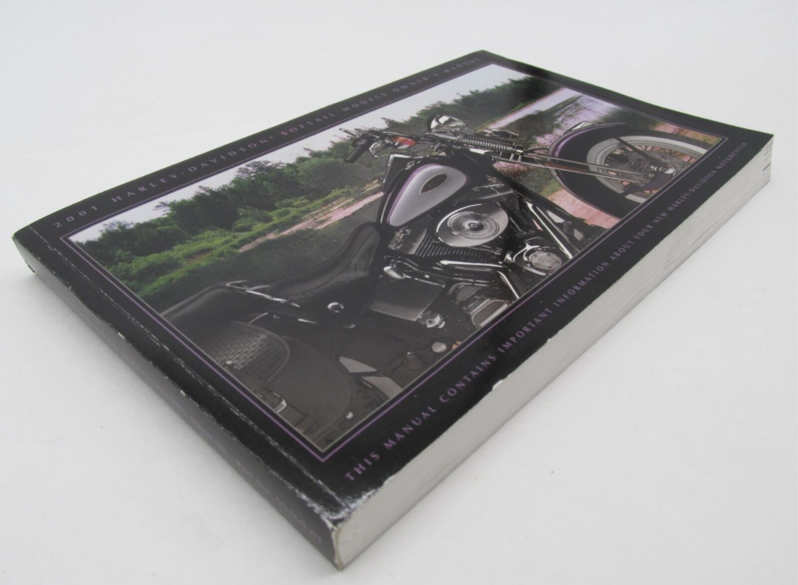Harley-Davidson Official Factory 2001 Softail Owner's Manual 99469-01